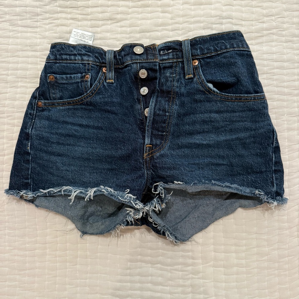 Denim Blue Women's Levi Shorts